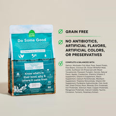 Open Farm salmón y pollo como primer ingrediente, soporte para una dieta balanceada