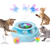 ORSDA Gato Emboscada Pluma: estimula instintos de caza con plumas moviéndose