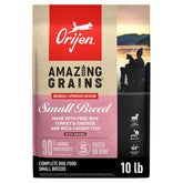 ORIJEN Amazing Grains, bolsa de 10 lb para perros pequeños, nutrición equilibrada.