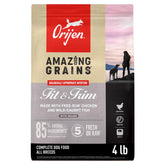 ORIJEN Amazing Grains bolsa-seco-4lb para una alimentación balanceada