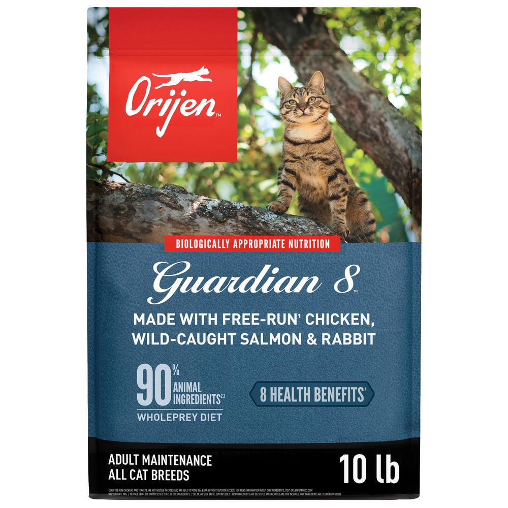 ORIJEN Guardian 8, bolsa 10 lb para gatos sin granos, comida seca premium
