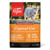 ORIJEN Original para gatos: bolsa de 12 lb, nutrición rica en proteínas de origen animal.