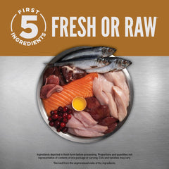 ORIJEN Puppy primeros ingredientes pollo y pavo, fuente de proteína esencial