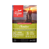 ORIJEN Senior – primeros 5 ingredientes frescos para proteína sólida en perros mayores