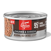 ORIJEN Trozos y Tiras – lata 3oz Regional Rojo Entrada para hidratación y sabor