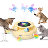 ORSDA Gato Juguete Emboscada Pluma: estimula la caza y el juego activo
