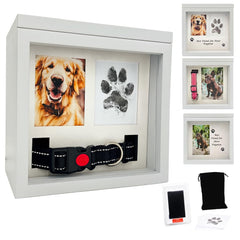 OtterPets urna para perro con cuatro montajes para exhibir fotos y recuerdos
