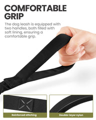 OutdoorMaster Correa Bungee para Perro 6 ft: extensión segura para libertad controlada.