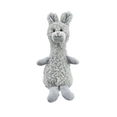 Outward Hound Scruffles conejo de peluche sonoro, ideal para juegos.