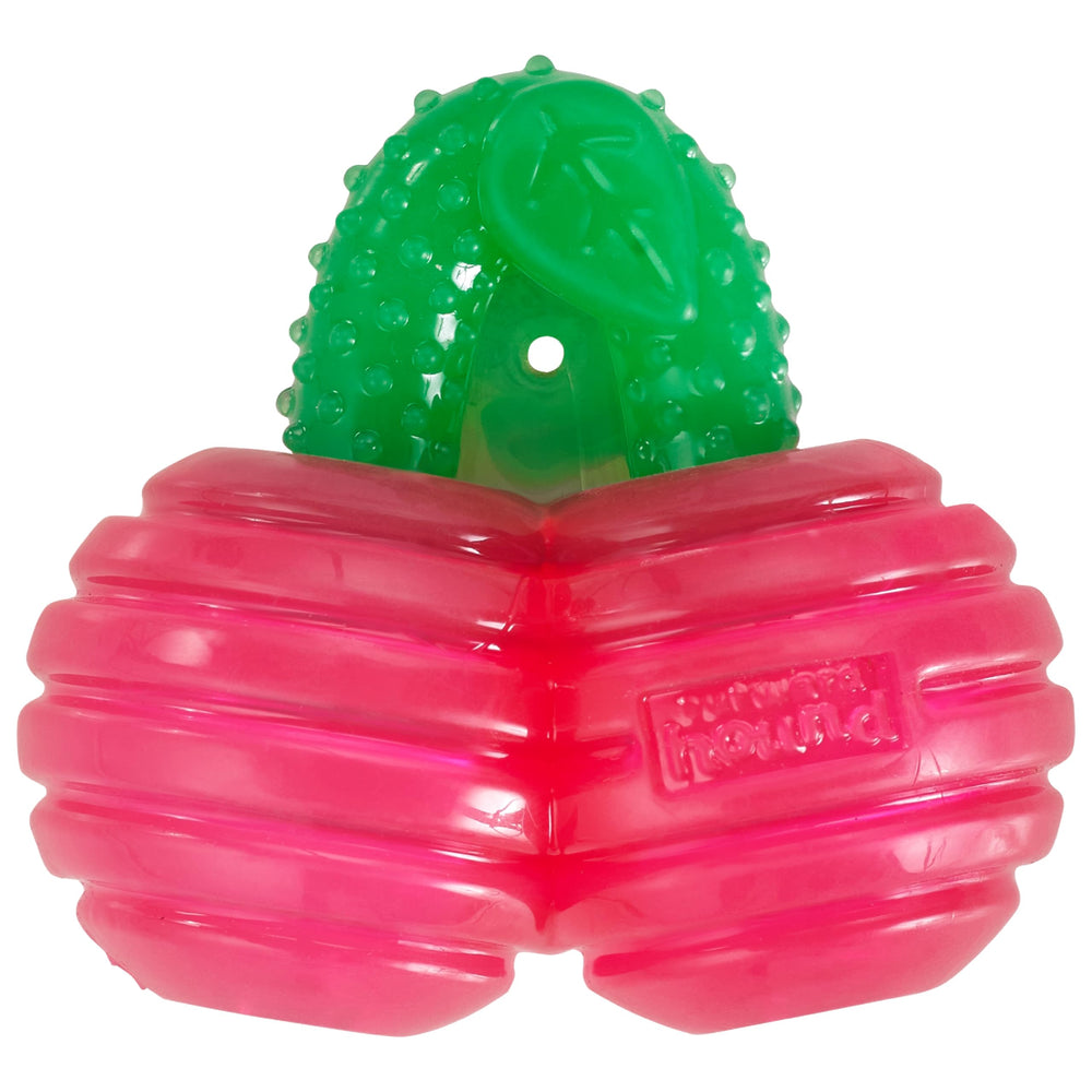 Outward Hound Gummiez Cerezas Juguete Perro: estimula juego interactivo y masticación suave