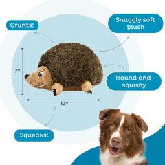 Pelaje suave de Outward Hound Hedgehogz para consolar y abrazar.