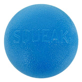 Outward Hound Pelota chirriante azul, duradera para juegos de buscar y morder.