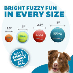 Outward Hound Squeaker Ballz: colores brillantes facilitan localizarla durante la diversión.