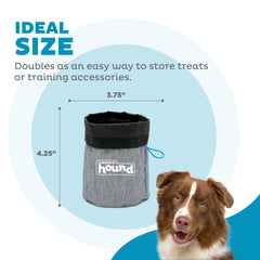 Outward Hound Treat Tote en nylon resistente para uso diario y rutas de entrenamiento.