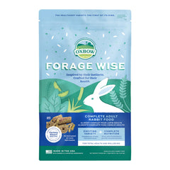 Oxbow Forage Wise: conejo comiendo heno para digestión saludable
