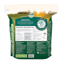Oxbow Heno Meadow Orgánico con aroma a hierba fresca que invita a comer.