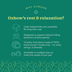 Oxbow refugio para conejos sin cables: escondite seguro.