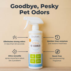 Oxyfresh sin fragancia, limpieza rápida sin perfumes