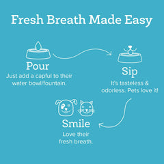 Oxyfresh aditivo dental sin olor ni sabor, bien aceptado por mascotas.