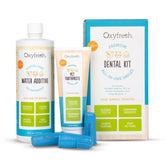 Oxyfresh Kit dental para mascotas con pasta dental limpia dientes y aliento.