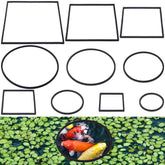 PAGOW anillos de alimentación para peces, redondos, flotantes, para controlar la comida