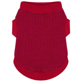 Paiaite camisas para perros pequeños en vino rojo estirable, ofrece comodidad diaria.
