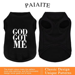 Paiaite camiseta de perro con diseño para salidas diarias con estilo