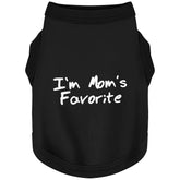 Paiaite camiseta canina sin mangas con mensaje soy la mamá favorita para paseos frescos