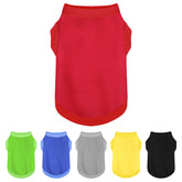 Paiaite camisetas sin mangas para perros en colores brillantes, ideales para paseos al aire libre.