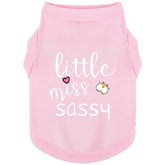 Paiaite chaleco para perro sin mangas con impresión pequeña-atrevida en rosa, ideal para paseos cómodos.