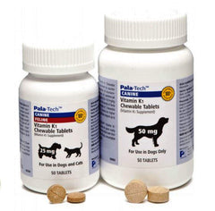Pala-Tech Vitamina K1 para perros, sabor res asado y hígado, masticables fáciles de aceptar
