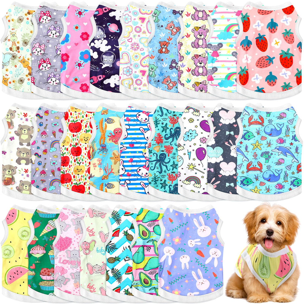 Paterr camisetas para perros con estampados de frutas, ideales para el verano