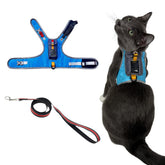 Pathfinder arnés para gatos con ventanilla GPS, cómodo para pasear