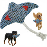 Paw-FECT Piece Stingray-toy general con durabilidad para juegos prolongados.