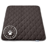 Paw Inspired cama para jaula lavable, gris, cómoda para perros.