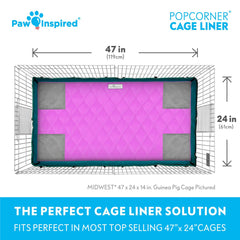 Paw Inspired PopCorner base-impermeable-conejillo-indias previene filtraciones y manchas.