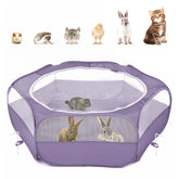 Pawaboo corral para animales pequeños con malla reforzada evita mordidas y escapes