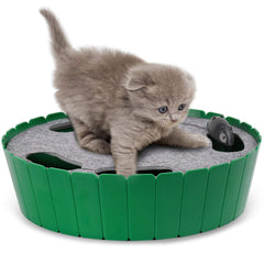 Pawaboo: juguete para gato con ratón que corre, fomenta la caza y el ejercicio.