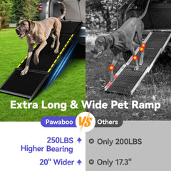Pawaboo rampa amplia 20 pulgadas para perros grandes