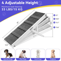 Pawaboo rampa para perro portátil y ligera para viajar