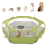 Pawaboo recinto con cobertura y cerrojo, ideal para tranquilidad al aire libre.