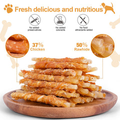 Pawant tiras de piel de pollo crujientes: snack natural para morder.
