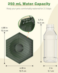 Pawfly bebeder automatico serpiente: suministro estable de agua.