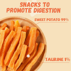 Tiras de patata dulce Pawmate para entrenamiento y refuerzo positivo