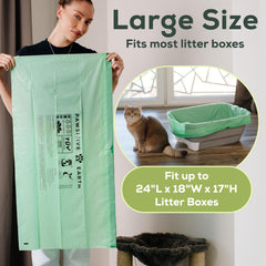 Material grueso y resistente de Pawsitive Earth para evitar desgarros en la caja.
