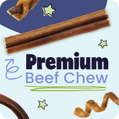 Pawstruck Bully Sticks, ingrediente único, sabor natural para perros curiosos