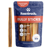 Pawstruck palitos bully de res de 9 pulgadas, masticación prolongada