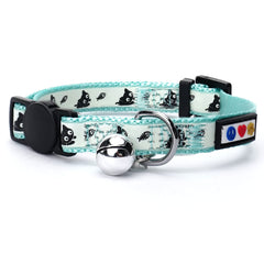 Pawtitas collar brillo nocturno para mayor visibilidad del gato