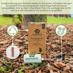 Pawtopia, bolsas a prueba de fugas y olores para paseos largos.