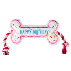 Pawty hueso de cumpleaños para perros, juego interactivo y festivo